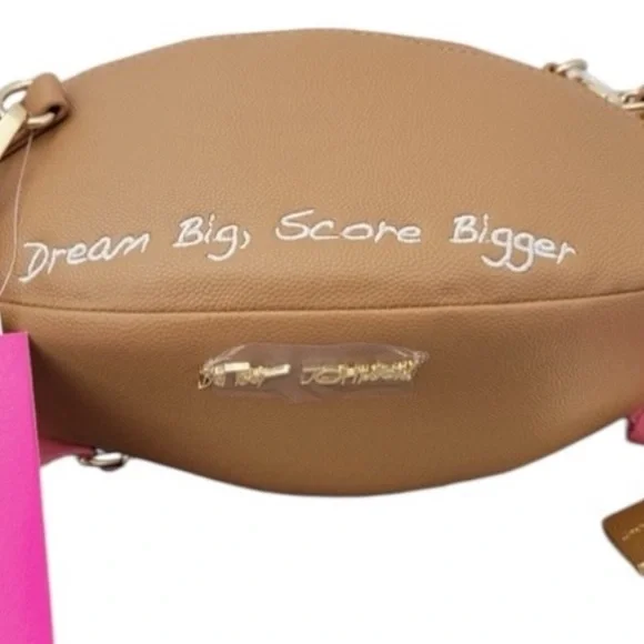 BETSY JOHNSON GAMEDAY BAG! Crossbody and charms included!!! New